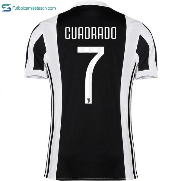 Camiseta Juventus 1ª Cuadrado 2017/18